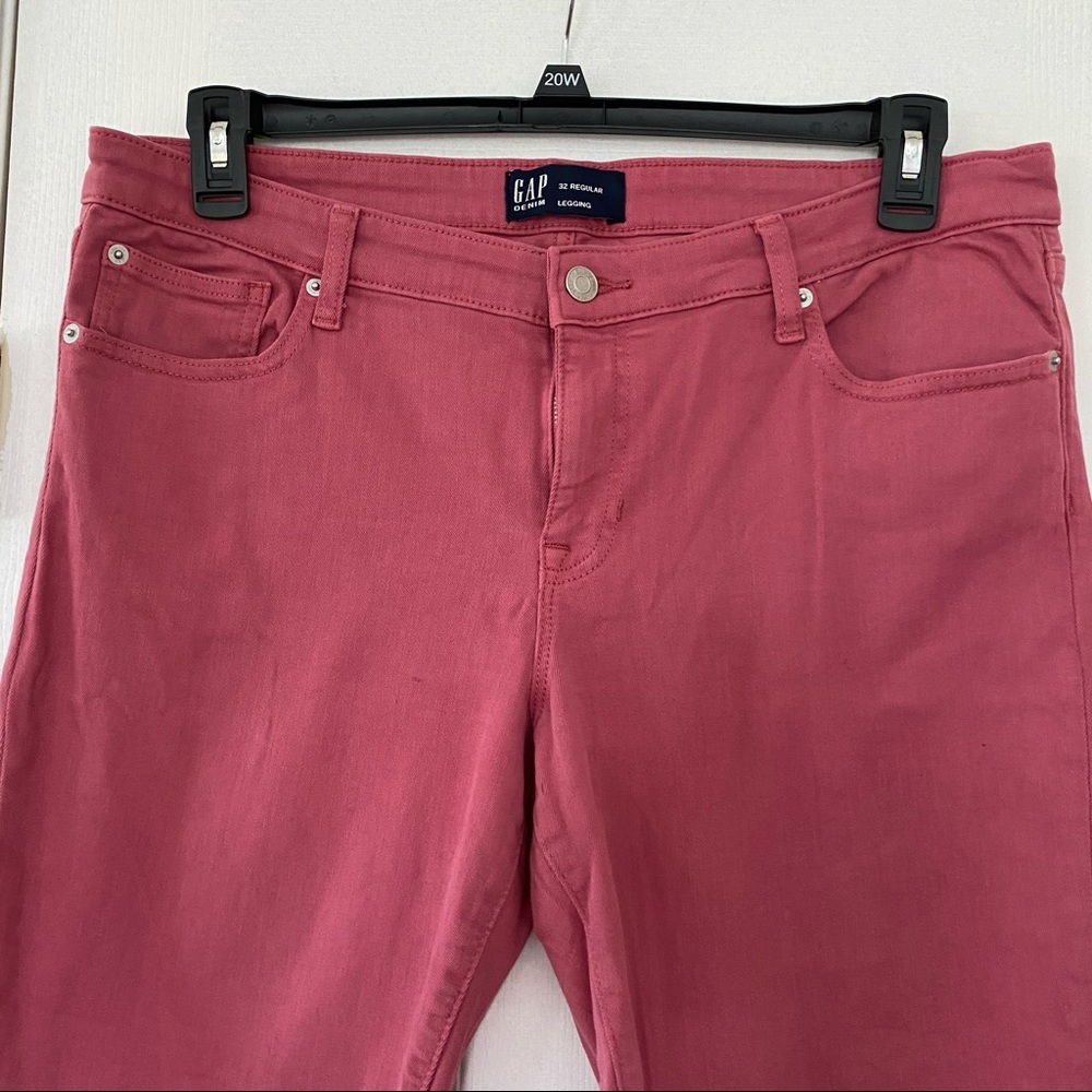 GAP Pink Legging Jeans 32 NWOT - Picture 2 of 6